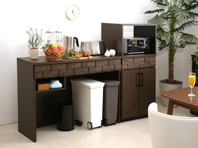 二人暮らしのキッチン、ダイニングにゴミの指定席を作る