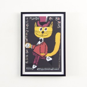 ポップなインテリアにポスター