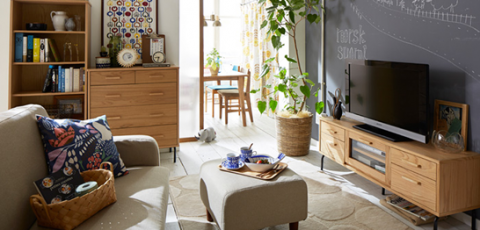 北欧スタイルの二人暮らしインテリアコーディネート