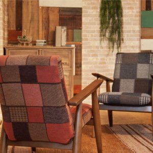 二人暮らしの部屋に1人掛けソファ2台をコーディネート