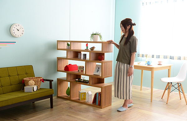 二人暮らしの本棚、間仕切りとして使える棚のおすすめ