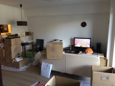 荷物の多い二人暮らし