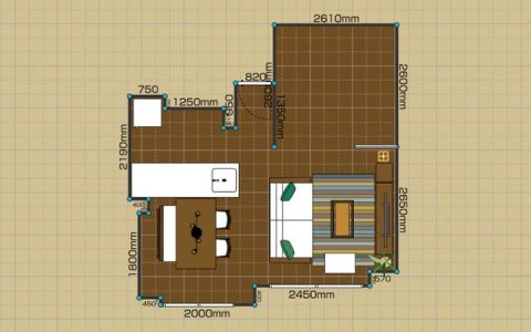 10畳リビングダイニングレイアウト実例