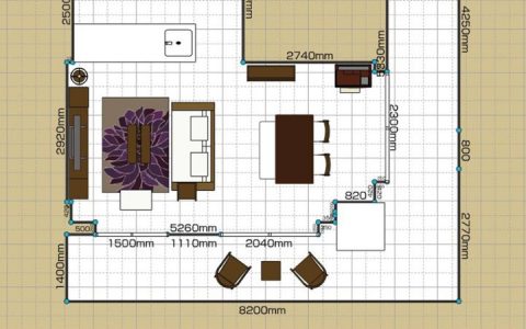 12畳のリビングダイニング間取りと実例写真を紹介します